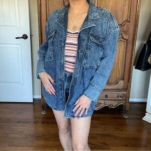 We The Free Blue Jean Jacket